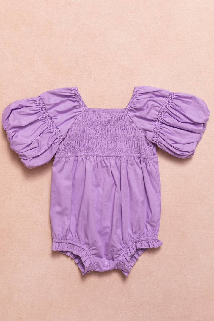 Baby Lisa Romper in Lavender