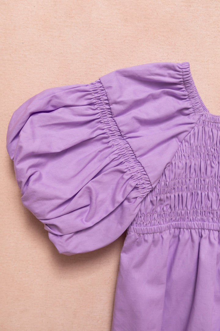 Baby Lisa Romper in Lavender