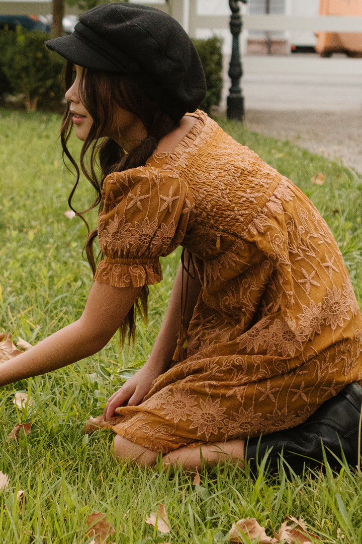 Mini Honey Dress in Brown Lace - FINAL SALE