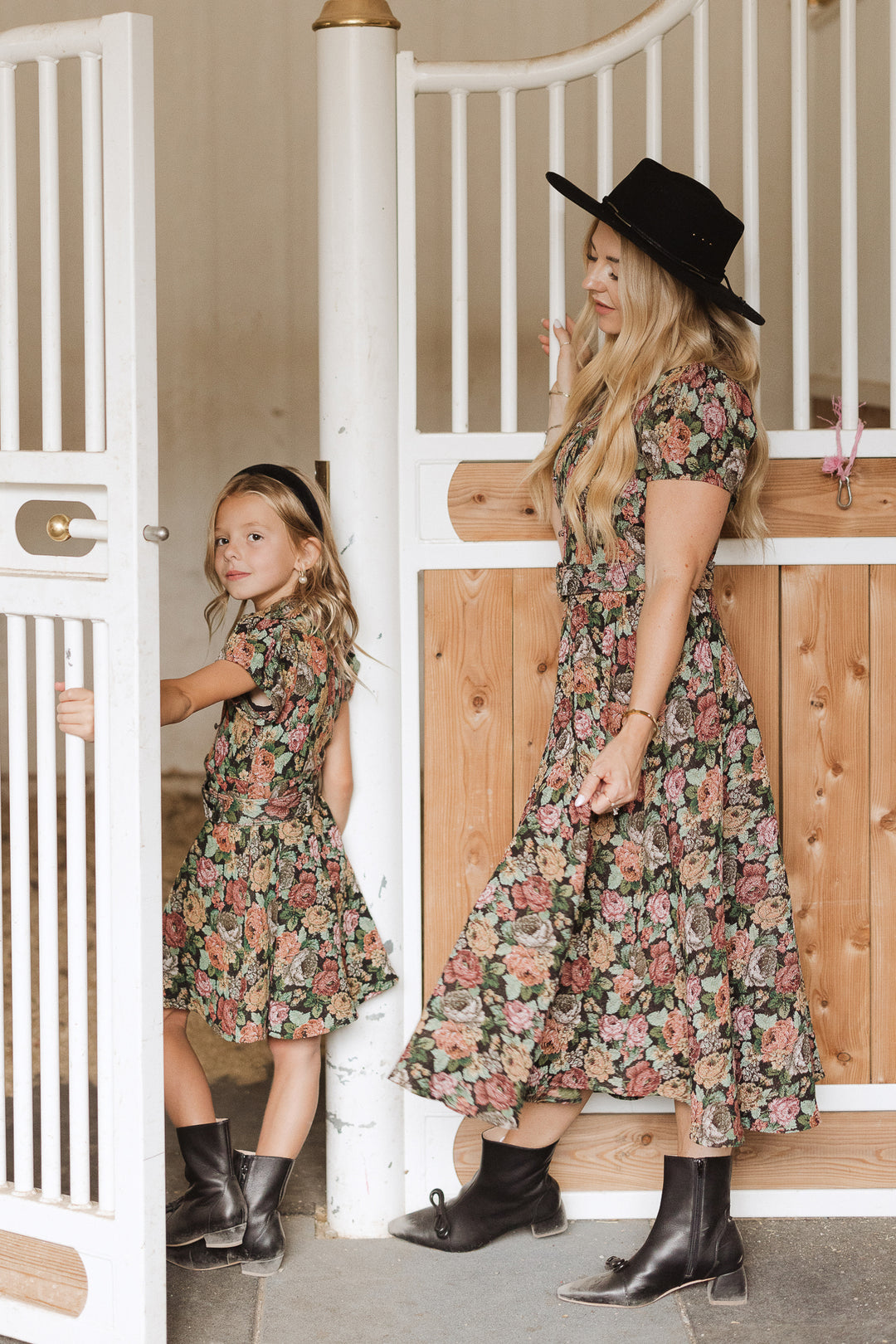 Mini Remi Dress in Moody Floral - FINAL SALE