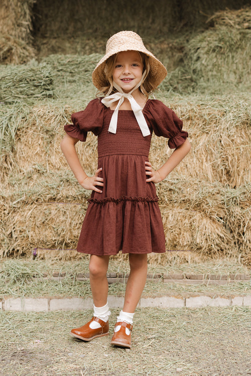 Mini Lani Dress in Brown - FINAL SALE