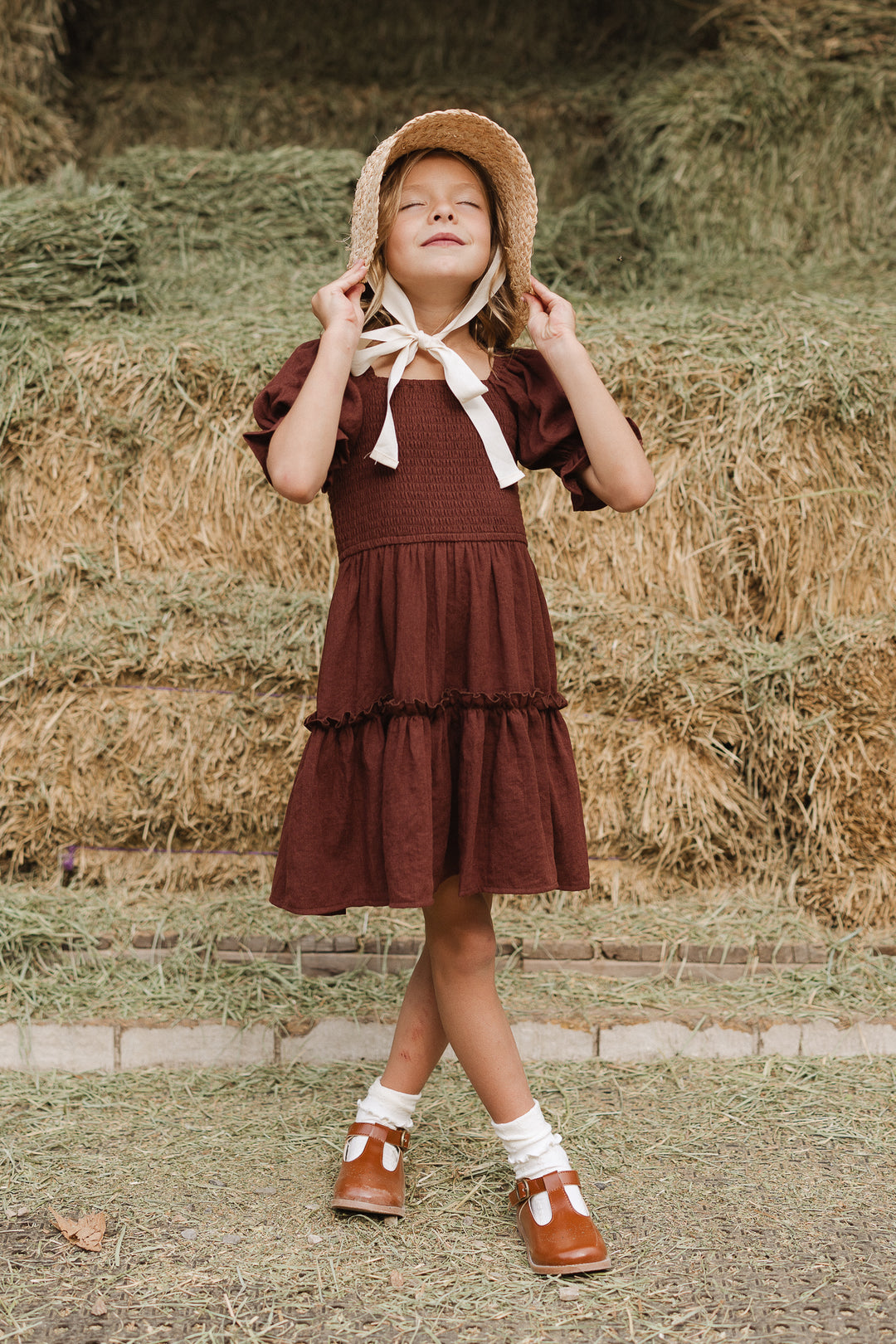 Mini Lani Dress in Brown - FINAL SALE