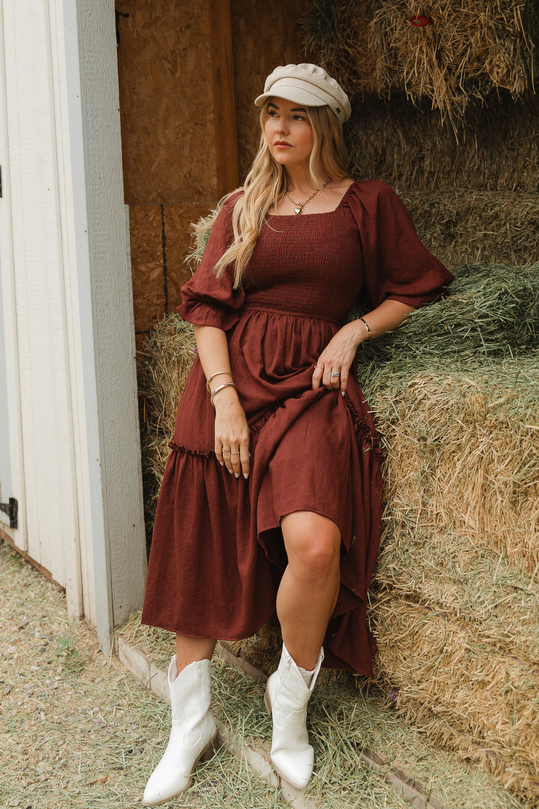 Lani Dress in Brown - FINAL SALE