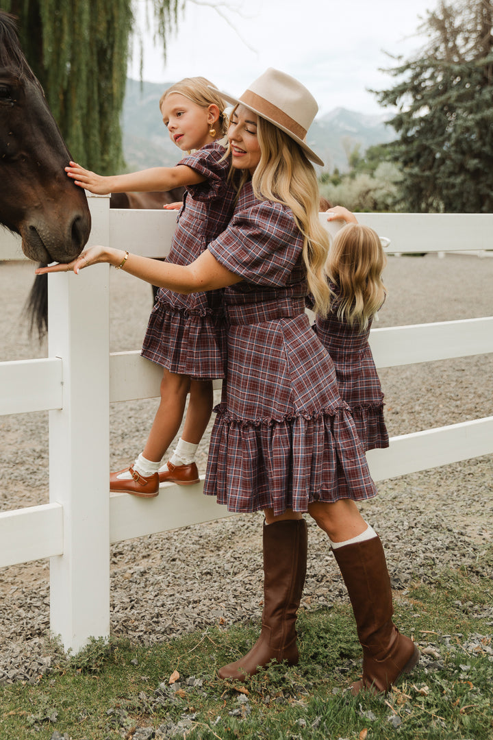 Virginia Dress in Plaid - FINAL SALE