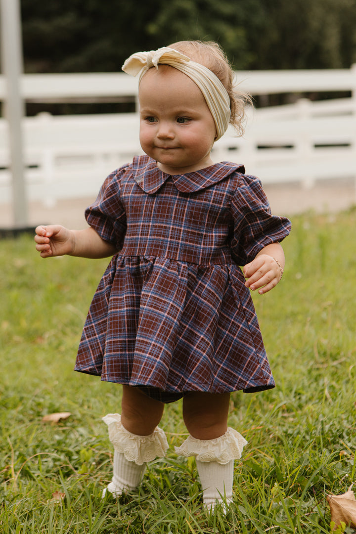 Baby Virginia Dress Set in Plaid - FINAL SALE