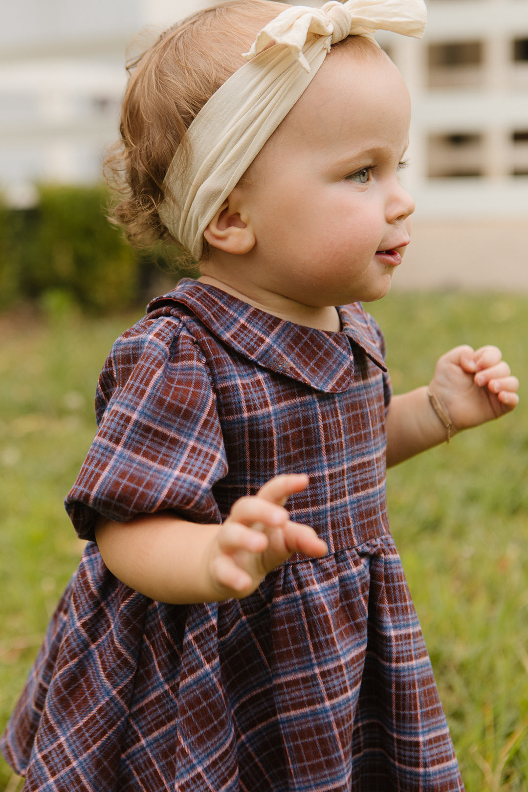 Baby Virginia Dress Set in Plaid - FINAL SALE