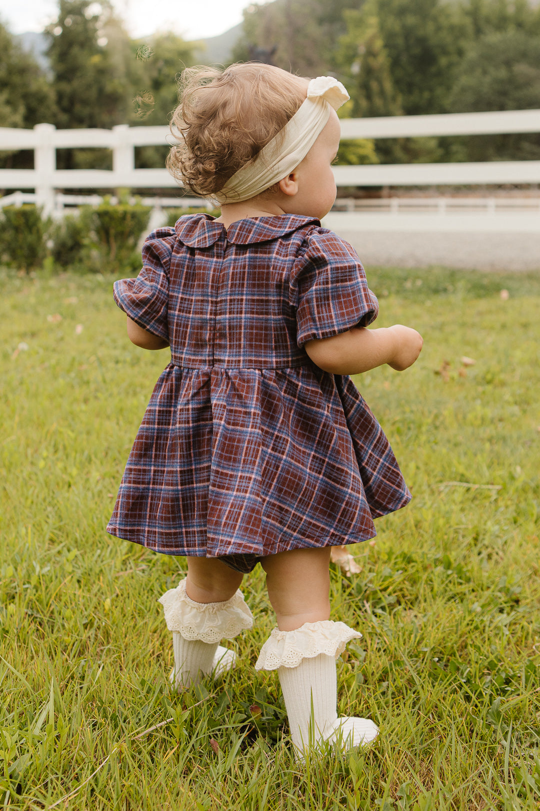 Baby Virginia Dress Set in Plaid - FINAL SALE