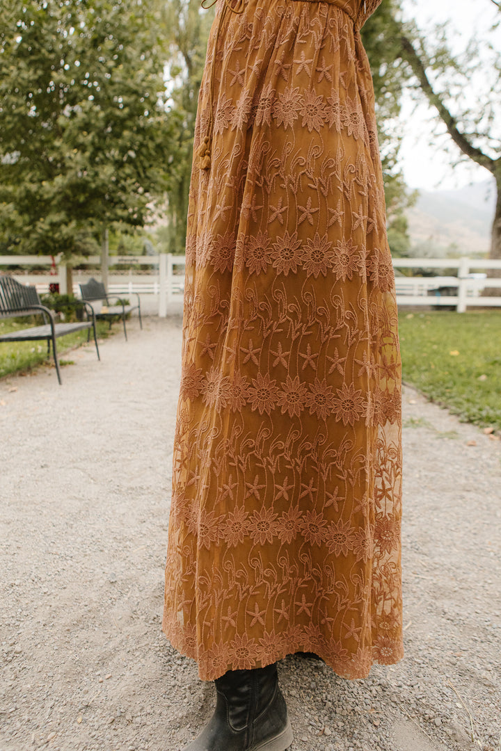 Honey Dress in Brown Lace - FINAL SALE