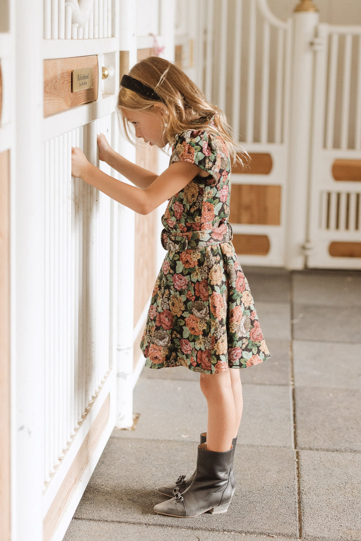 Mini Remi Dress in Moody Floral - FINAL SALE