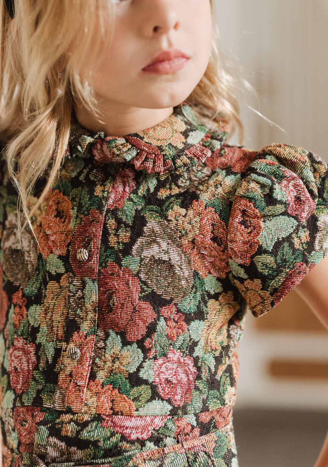 Mini Remi Dress in Moody Floral - FINAL SALE