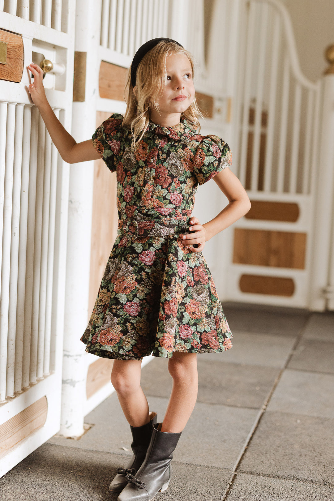 Mini Remi Dress in Moody Floral - FINAL SALE