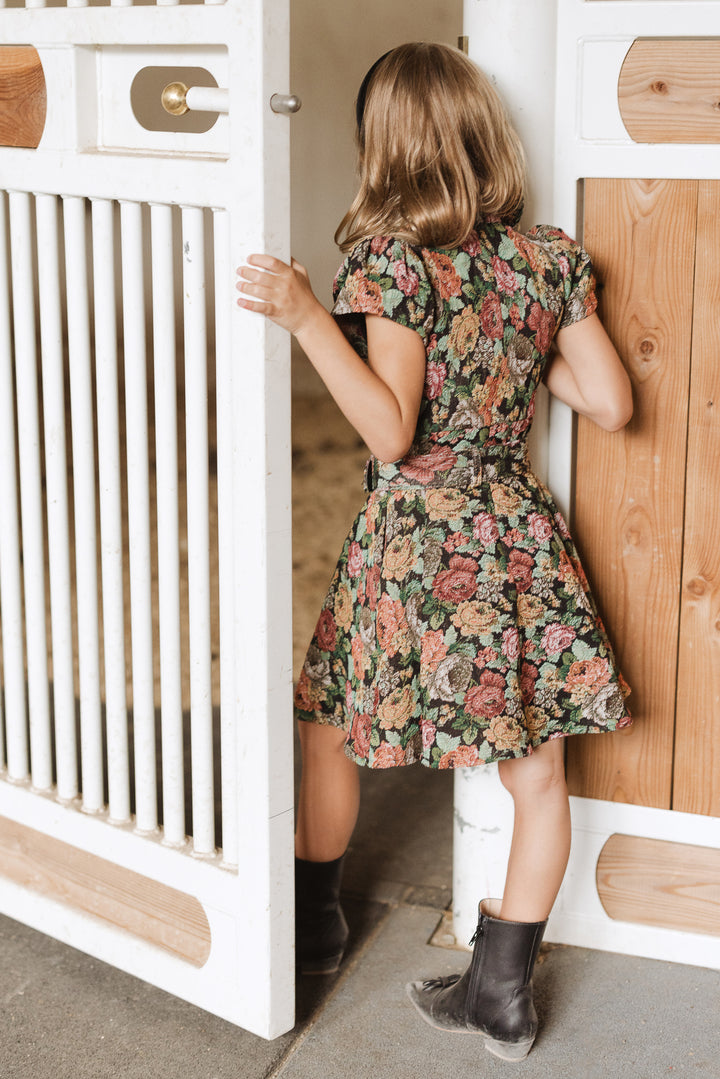 Mini Remi Dress in Moody Floral - FINAL SALE