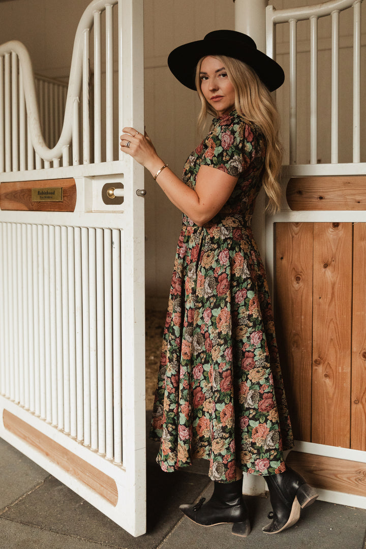 Remi Dress in Moody Floral - FINAL SALE