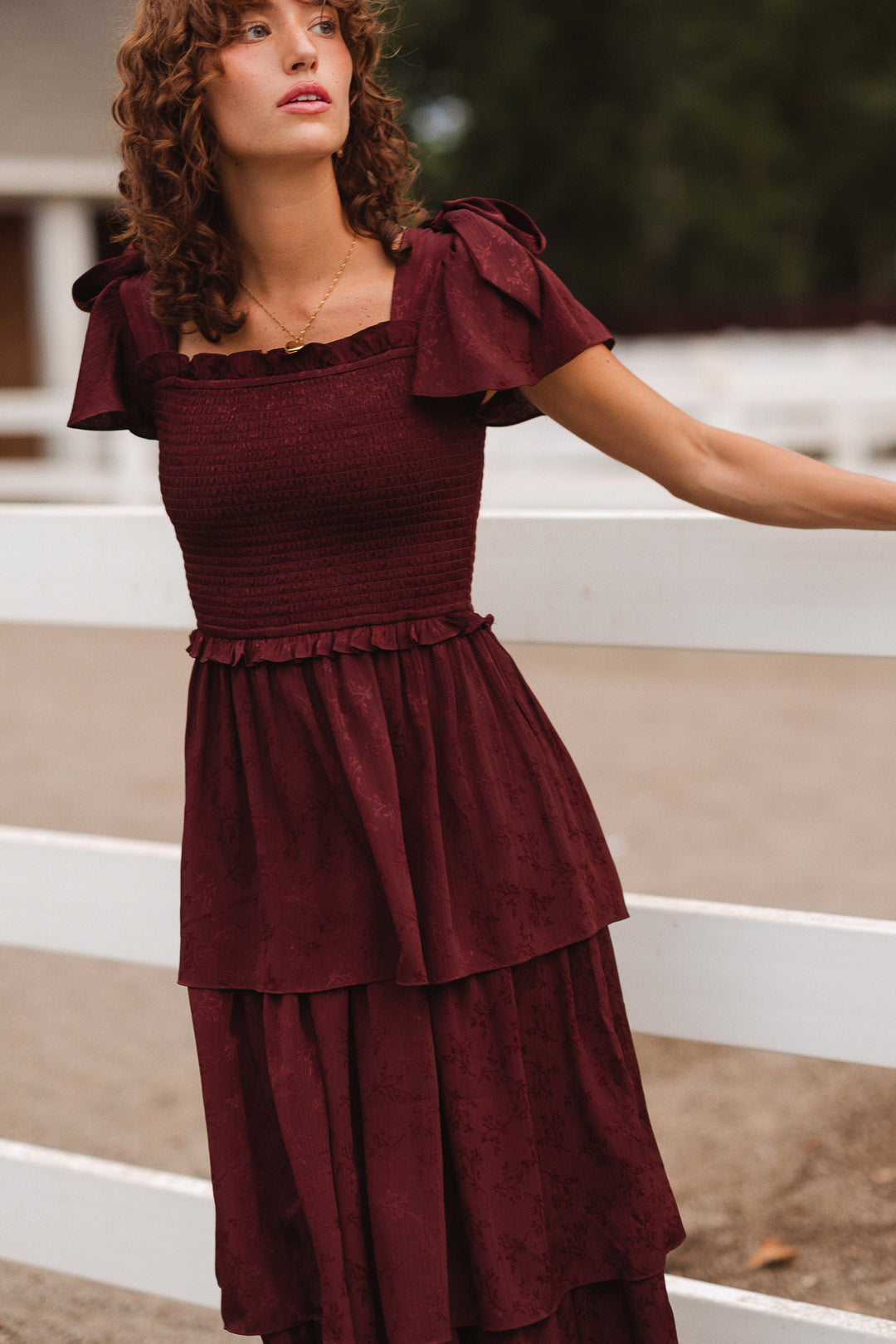 Alana Dress in Mahogany - FINAL SALE