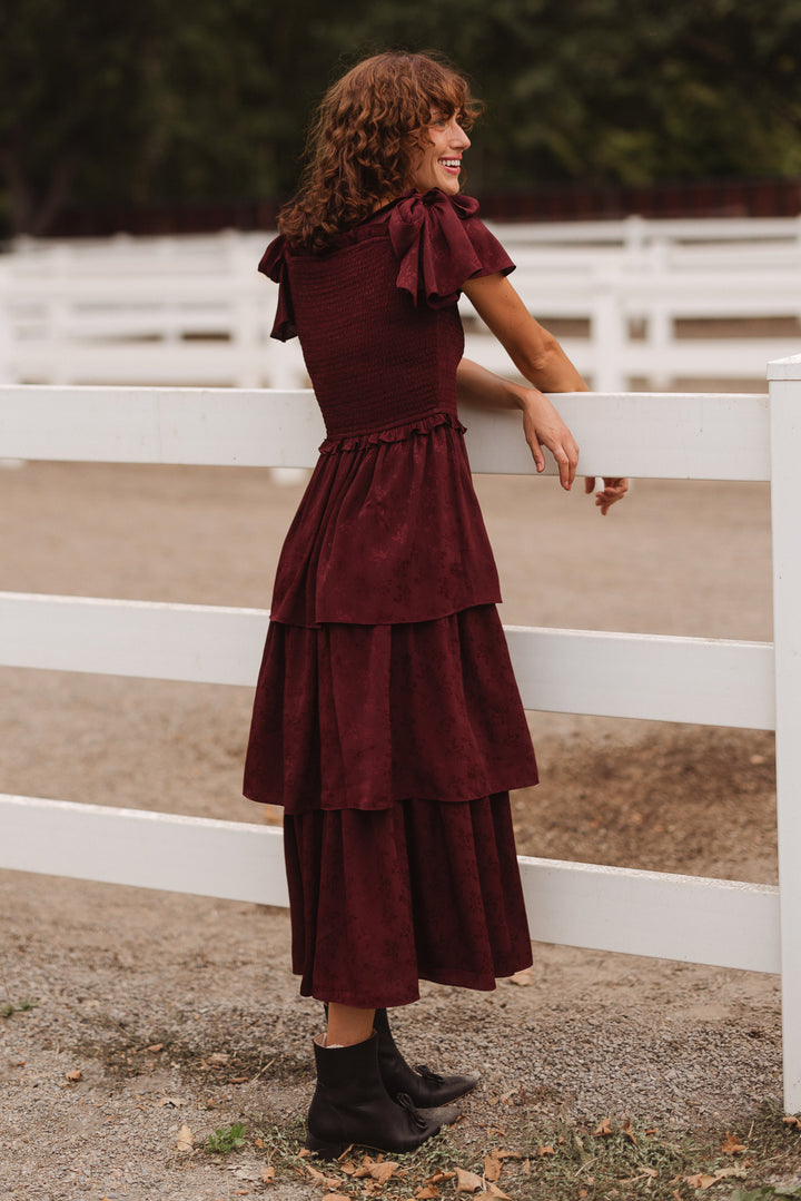 Alana Dress in Mahogany - FINAL SALE