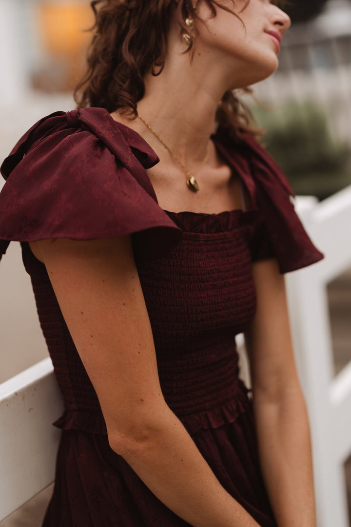 Alana Dress in Mahogany - FINAL SALE