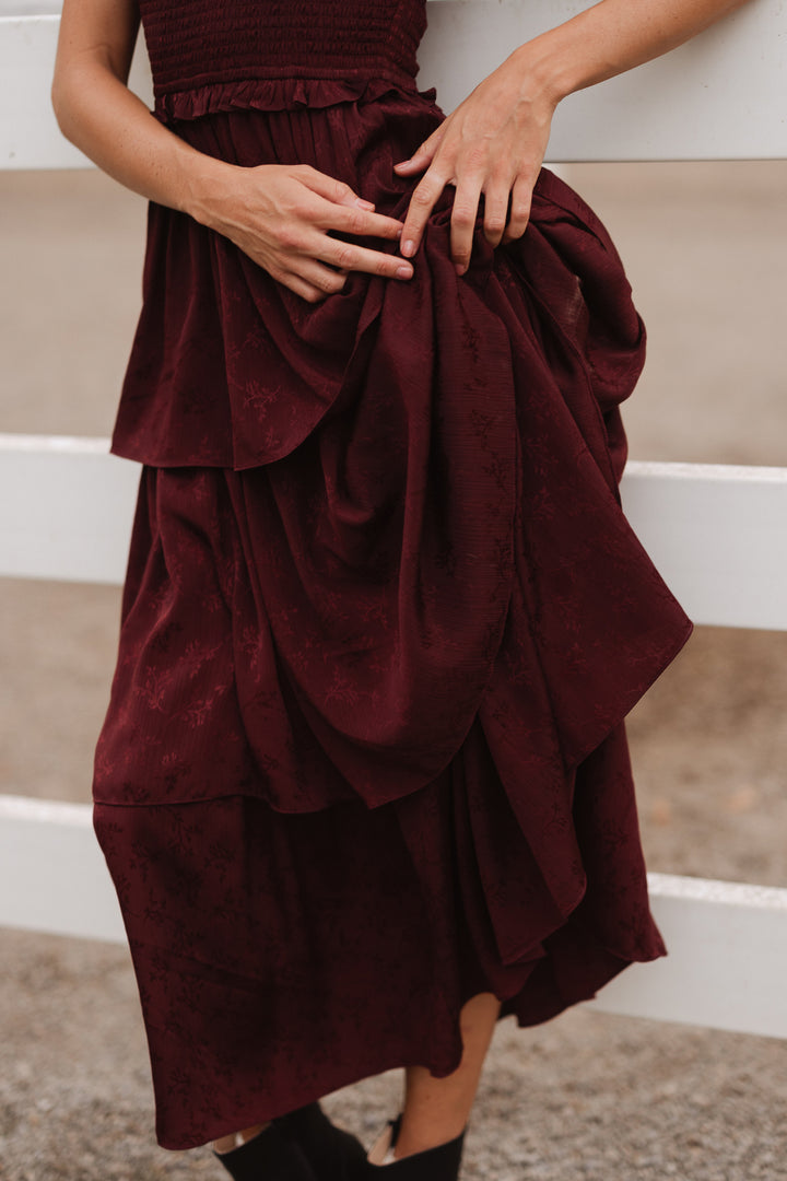 Alana Dress in Mahogany - FINAL SALE