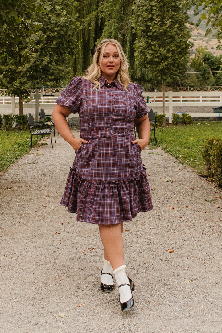 Virginia Dress in Plaid - FINAL SALE