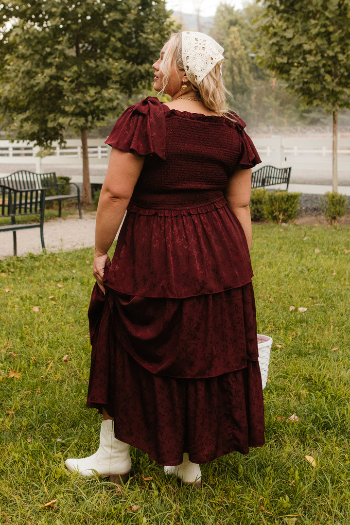 Alana Dress in Mahogany - FINAL SALE