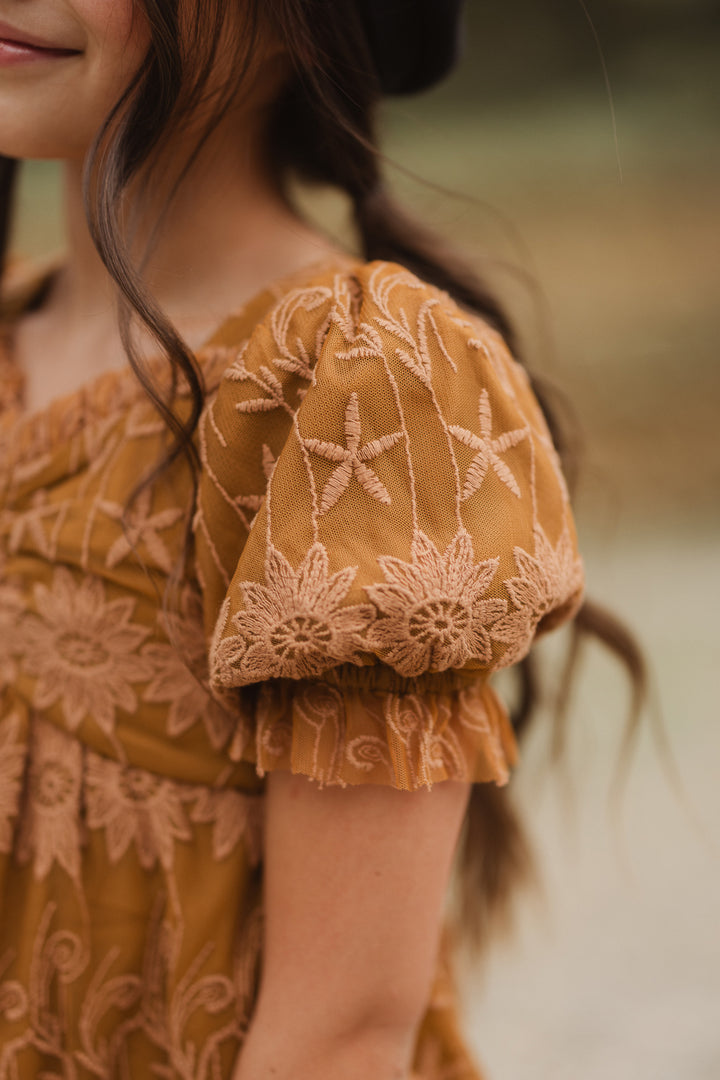 Mini Honey Dress in Brown Lace - FINAL SALE