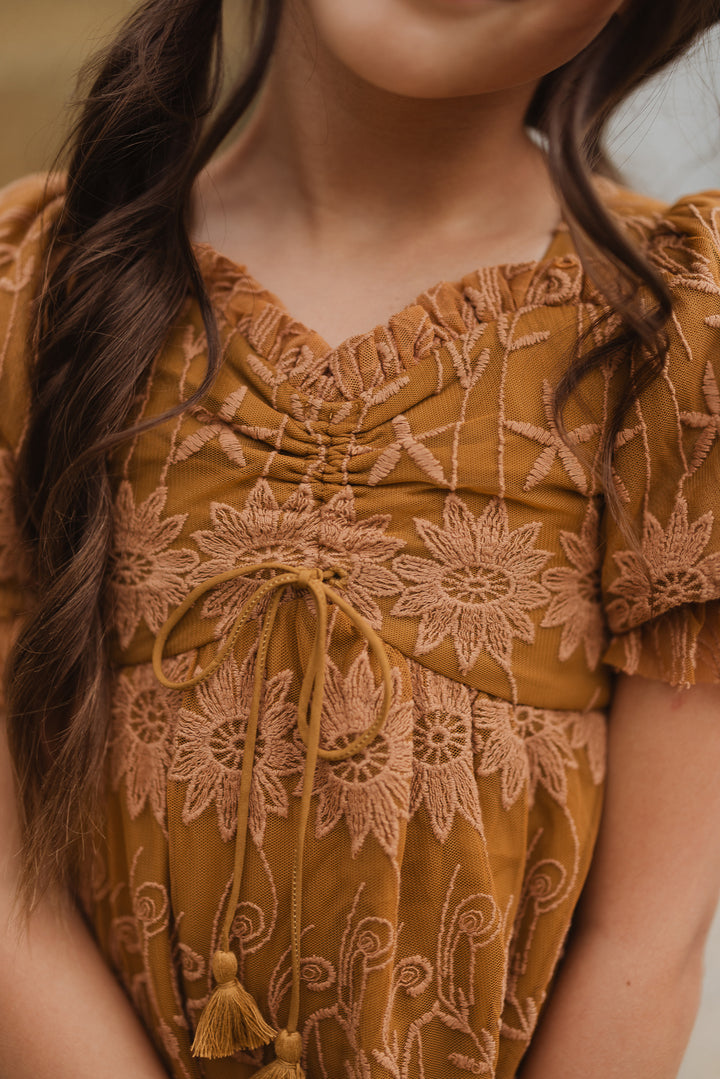 Mini Honey Dress in Brown Lace - FINAL SALE