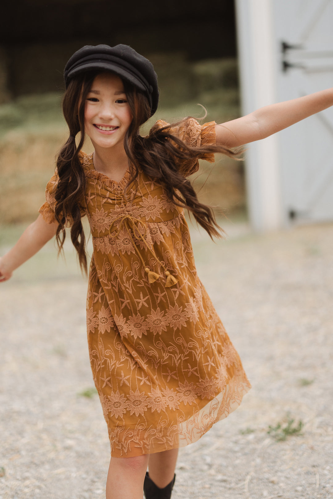 Mini Honey Dress in Brown Lace - FINAL SALE