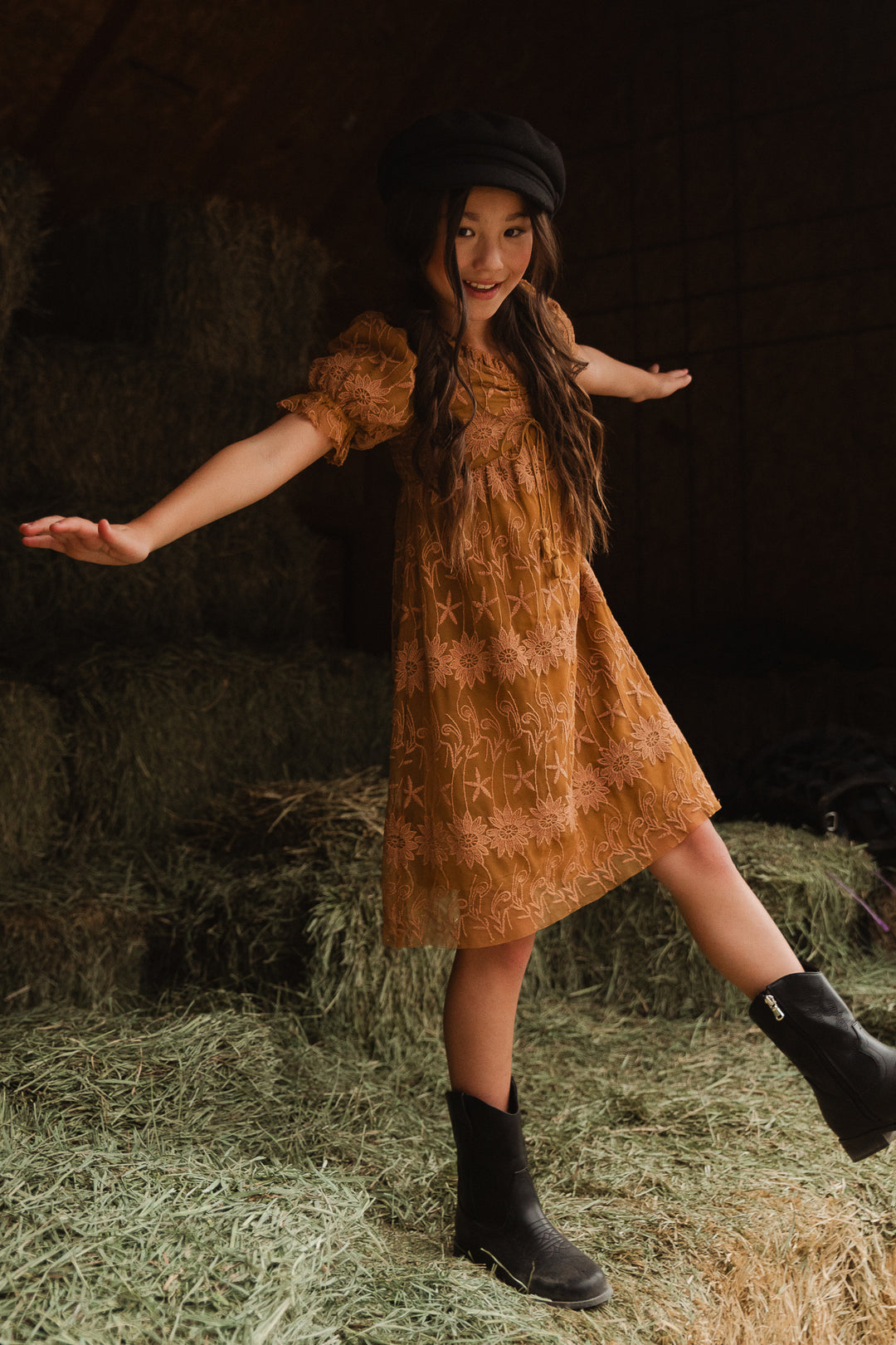 Mini Honey Dress in Brown Lace - FINAL SALE