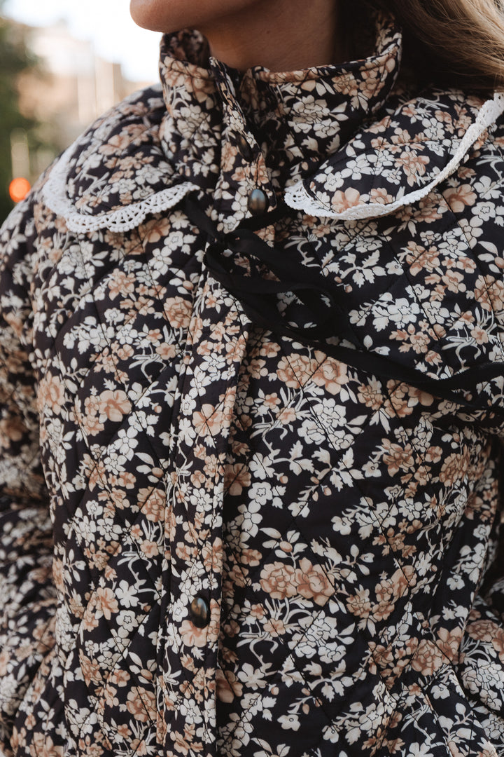 McKenna Quilted Jacket in Floral