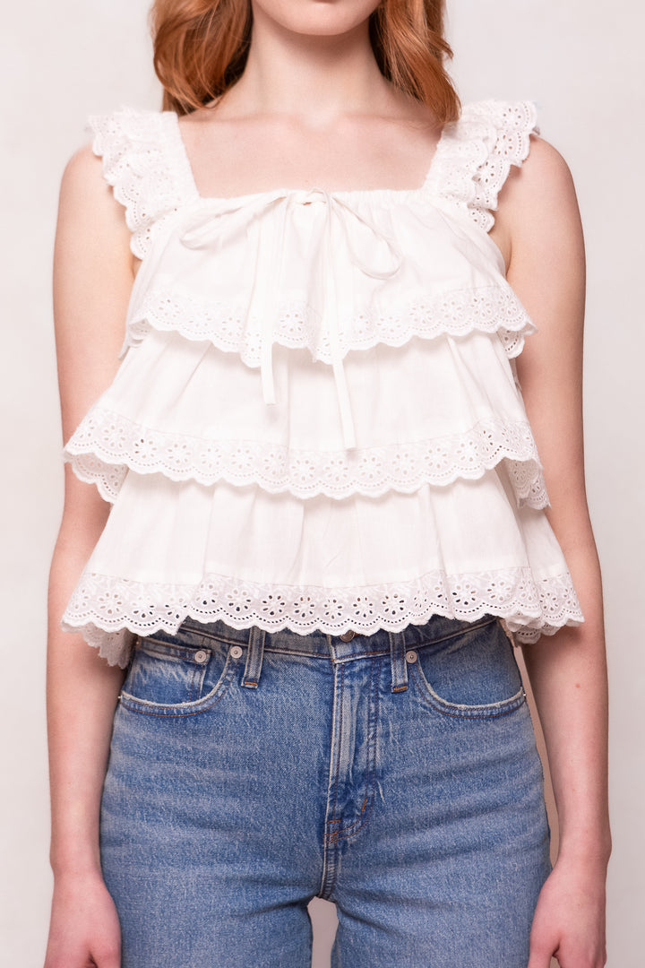 Gabby Top in White