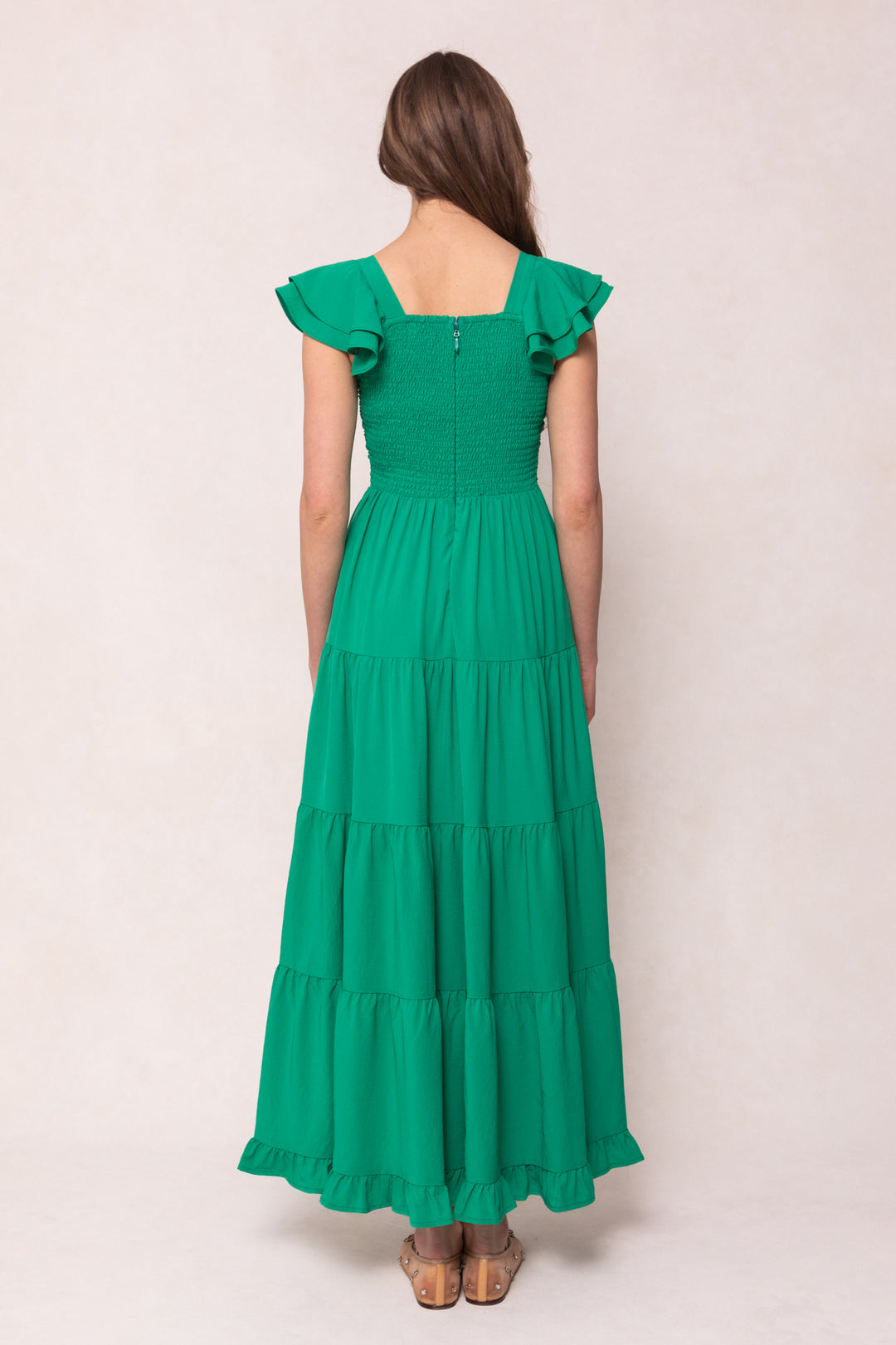 Garcelle Dress in Green - FINAL SALE