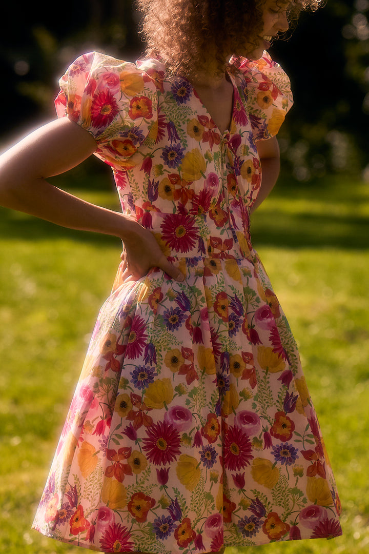 Fleur Dress in Multicolor Floral
