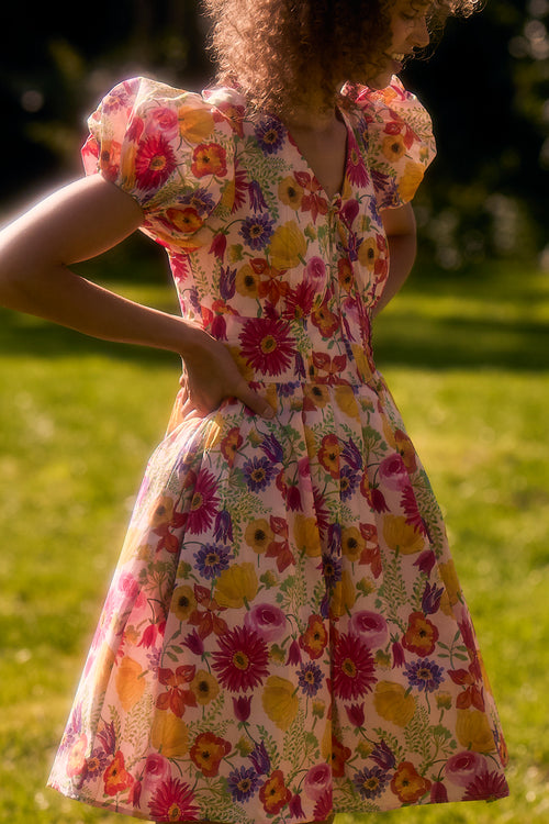 Fleur Dress in Multicolor Floral