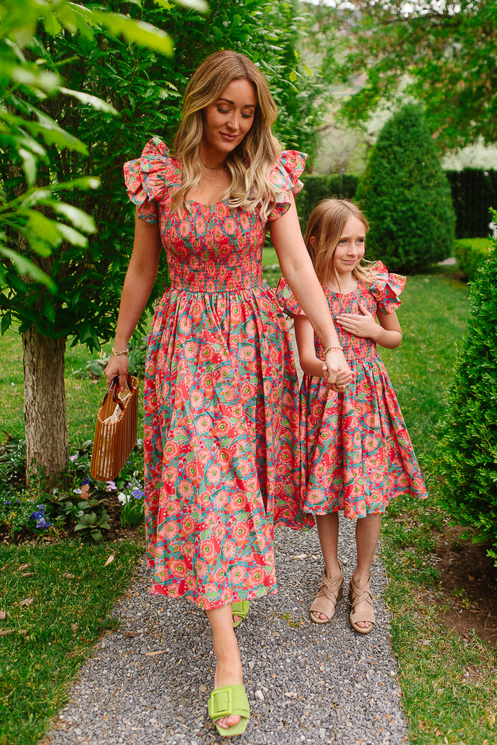 Hattie Dress in Poppy - FINAL SALE