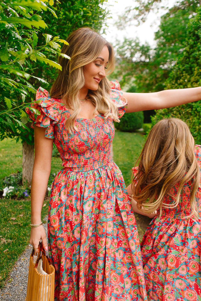 Hattie Dress in Poppy - FINAL SALE