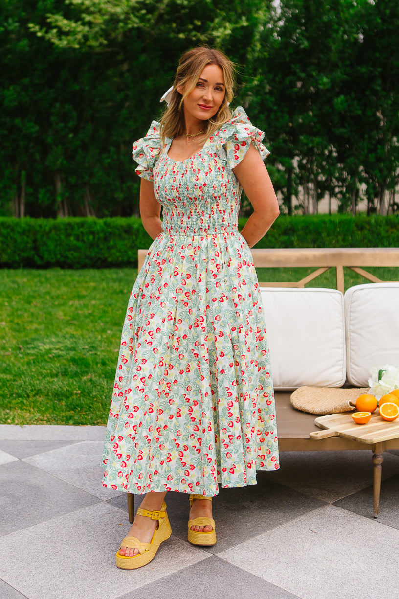 Hattie Dress in Strawberry - FINAL SALE