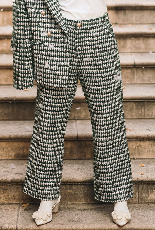 Park Ave Pants in Green - FINAL SALE