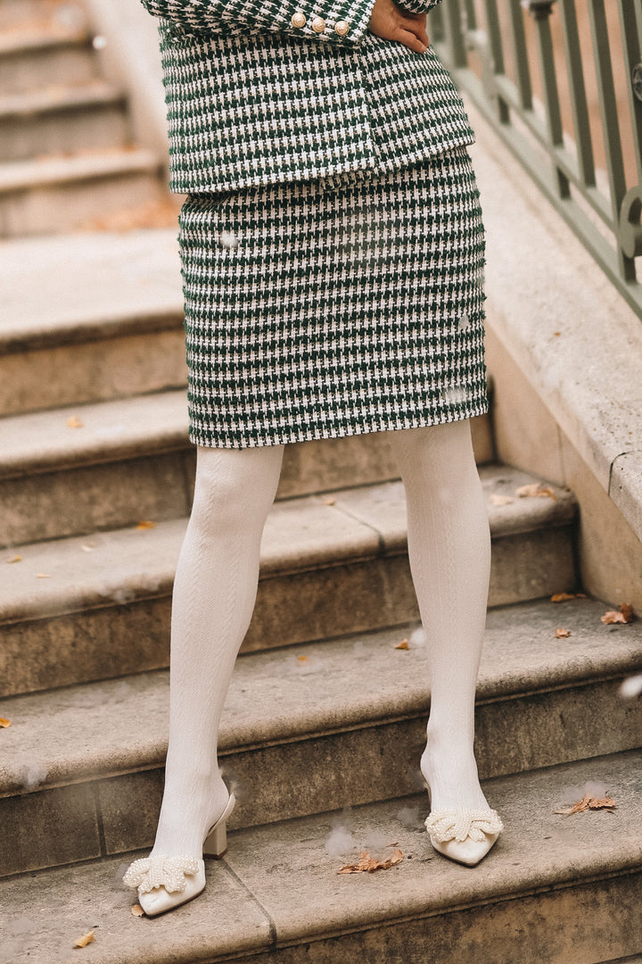 Park Ave Skirt in Green - FINAL SALE