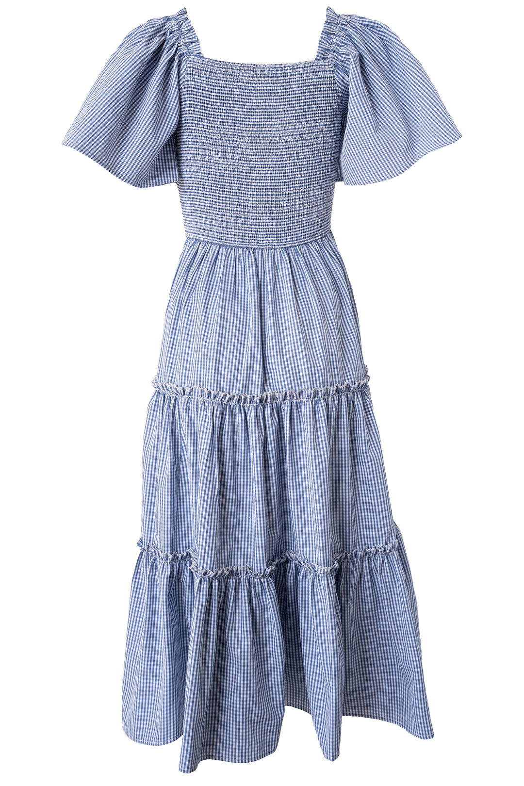 Indie Dress in Blue Gingham - FINAL SALE