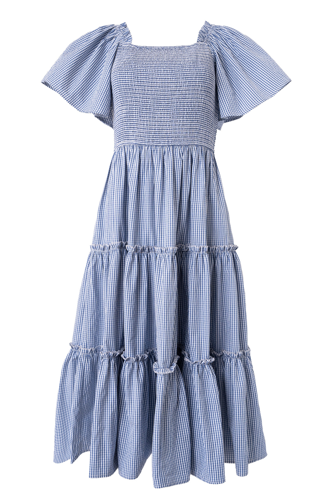 Indie Dress in Blue Gingham - FINAL SALE