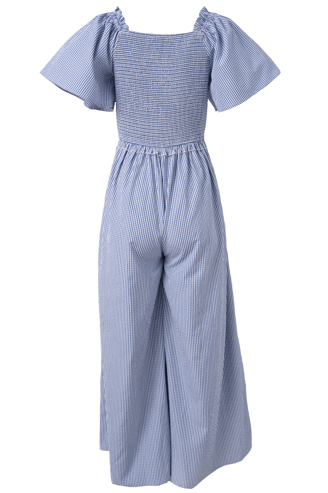 Indie Jumpsuit in Blue Gingham - FINAL SALE