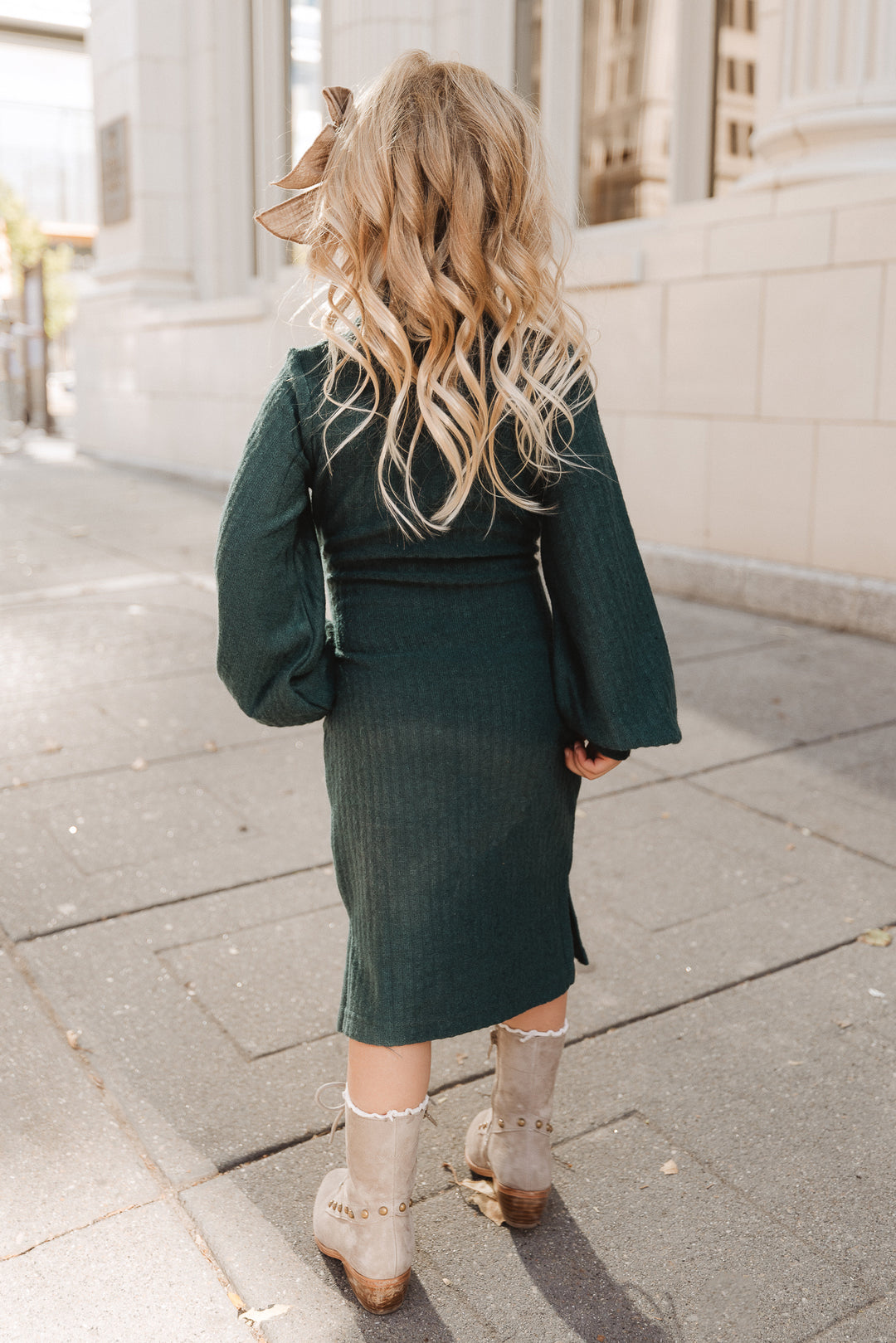 Mini Jensen Dress in Green - FINAL SALE