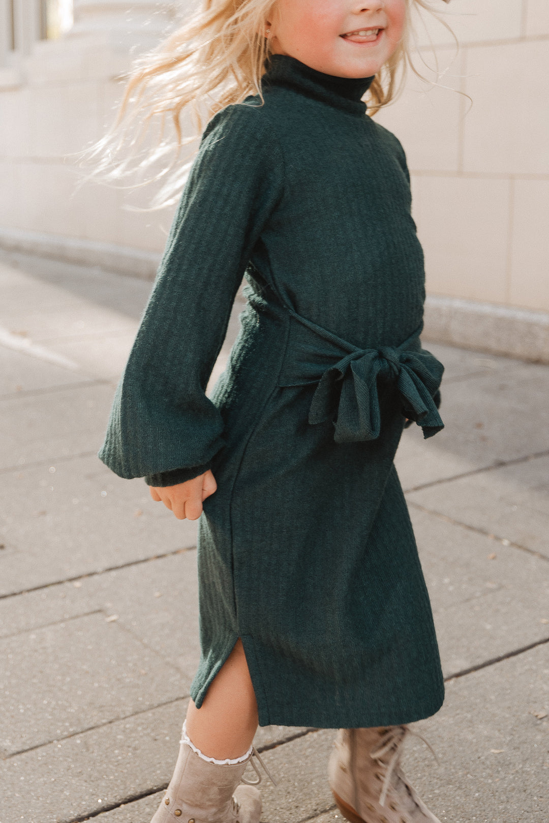 Mini Jensen Dress in Green - FINAL SALE