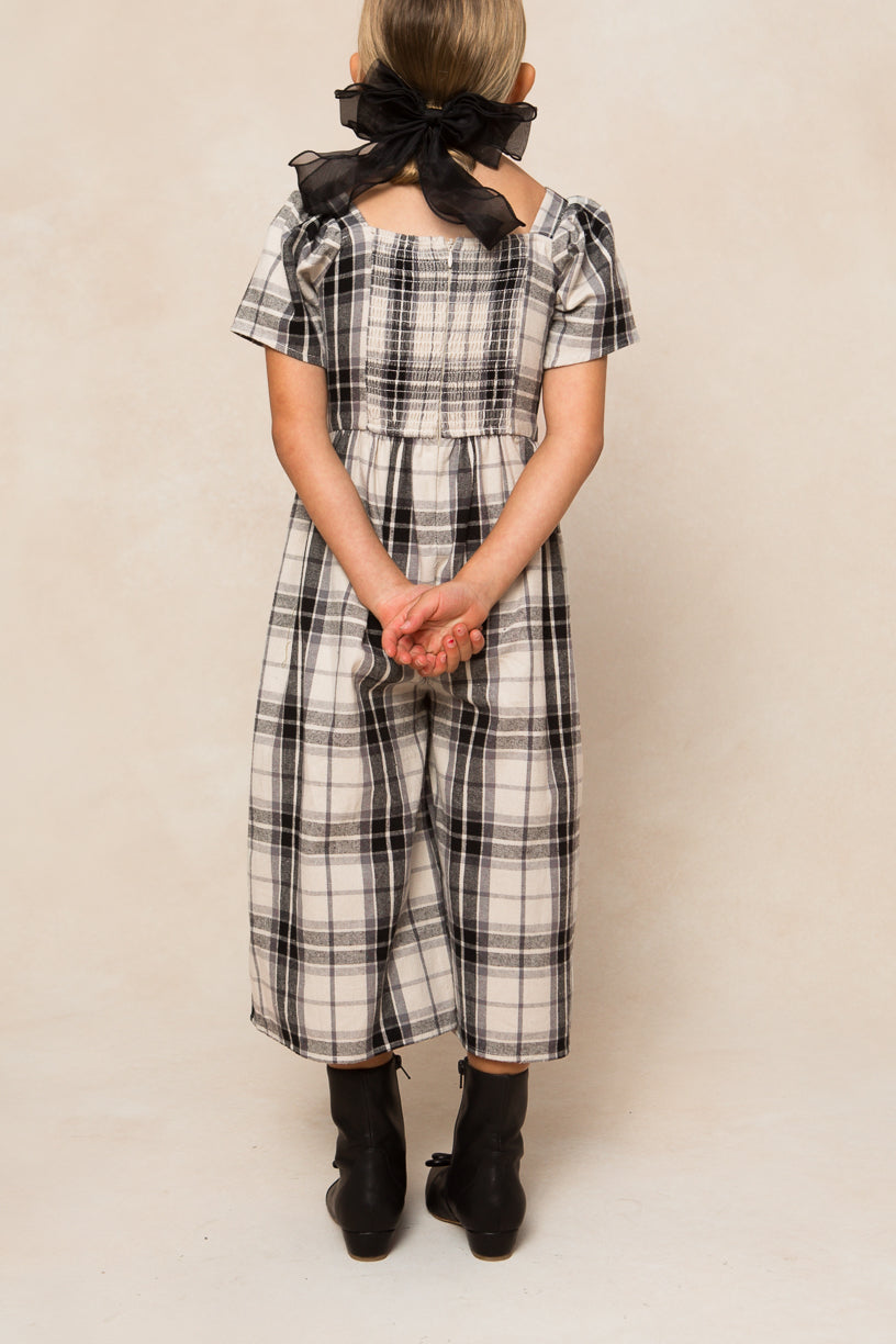 Mini Laura Jumpsuit in Plaid - FINAL SALE