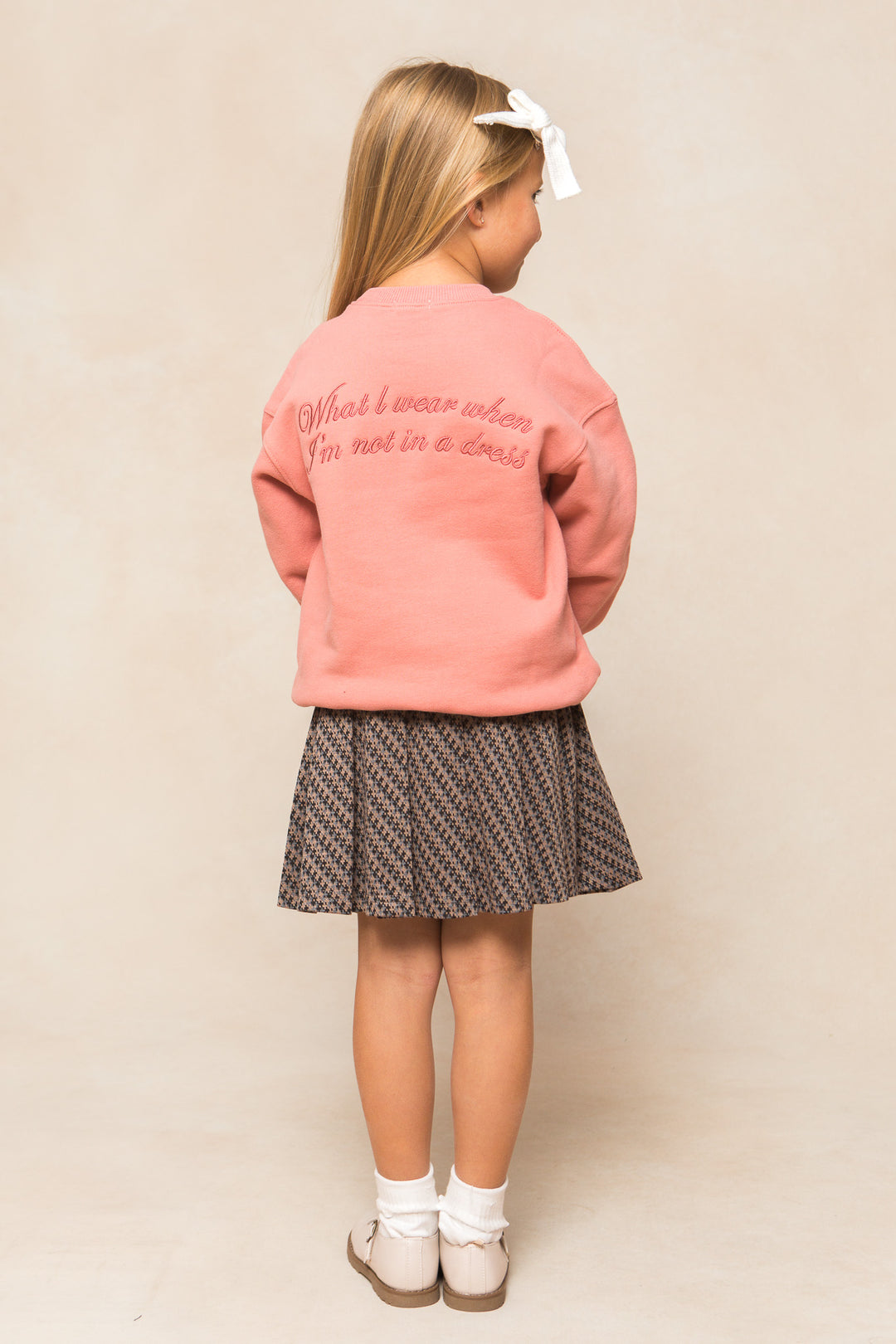 Mini Ivy Sweatshirt in Pink