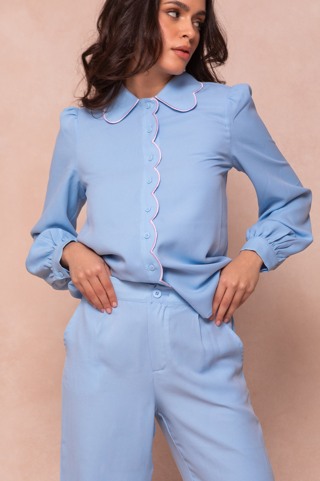 Bethany Blouse in Blue