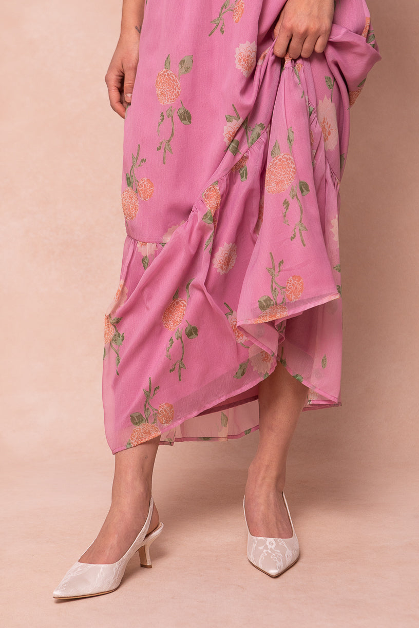 Emmaline Dress in Pink Floral