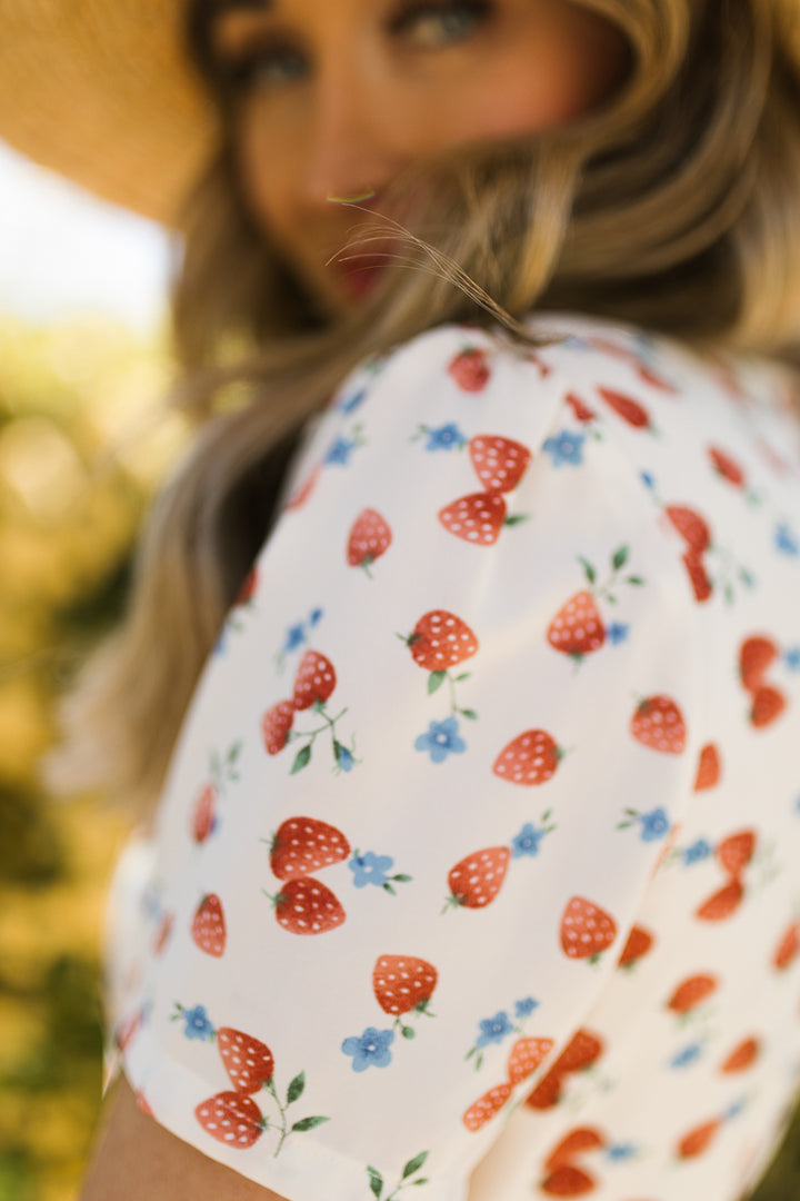 Lucy Dress in Strawberry Fields - FINAL SALE