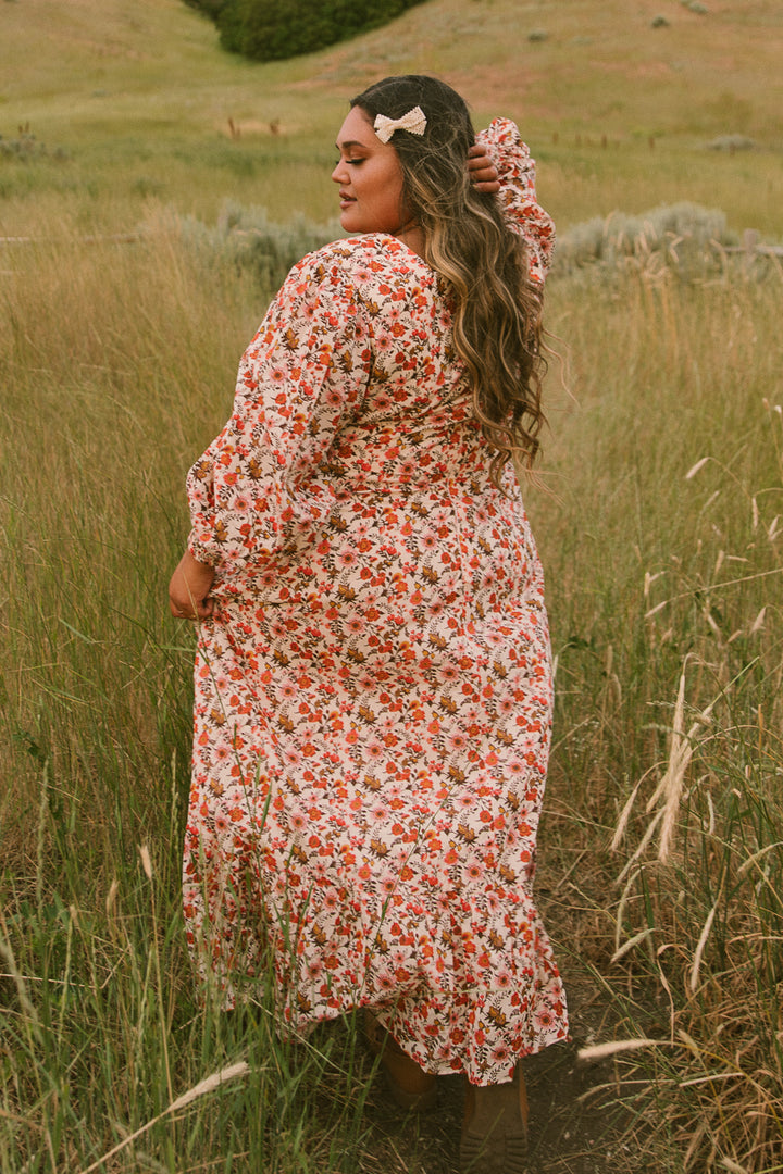 Maya Dress in Fall Floral - FINAL SALE