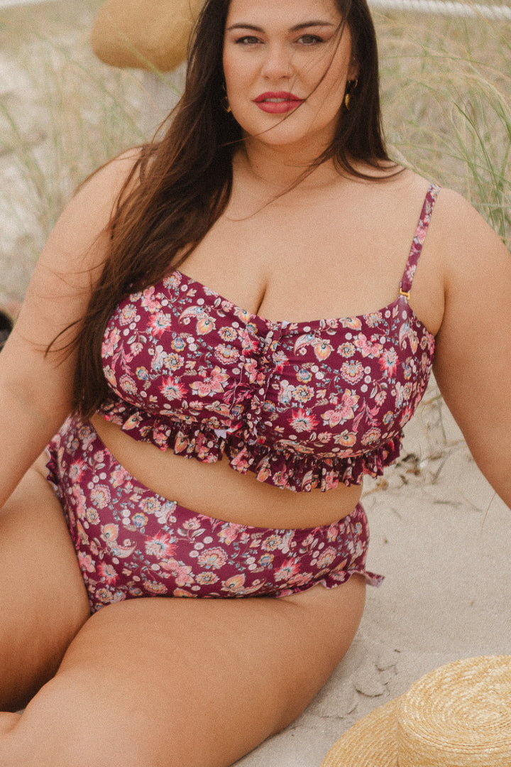 Brandi Bandeau Top in Stephanie Floral