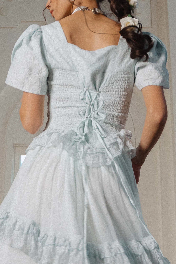 Raya Dress in Powder Blue - FINAL SALE
